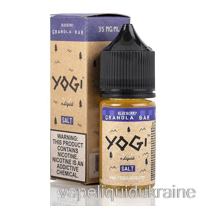 Vape Liquid Ukraine Blueberry Granola Bar - Yogi Salts E-Liquid - 30mL 50mg